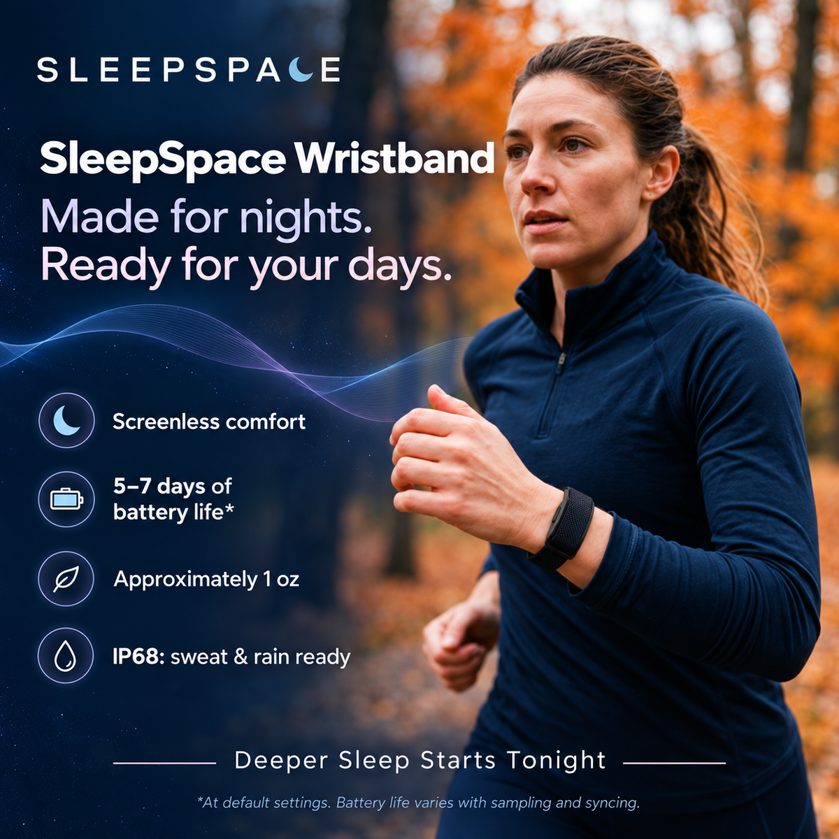 SleepSpace Wristband | Smarter Sleep, All Day