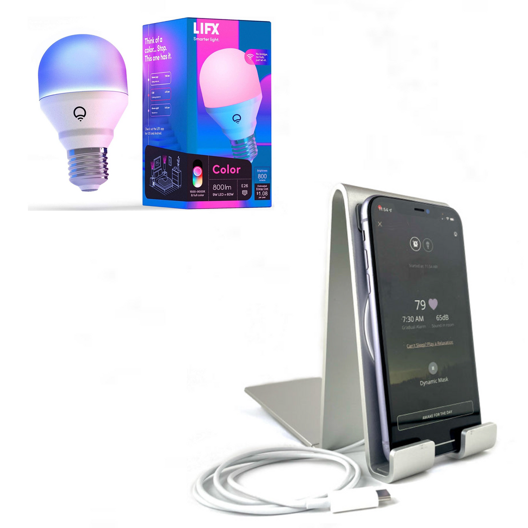 SleepSpace Smart Bed & Phone Charger + 1-Year Free Subscription + LIFX Smart Bulb