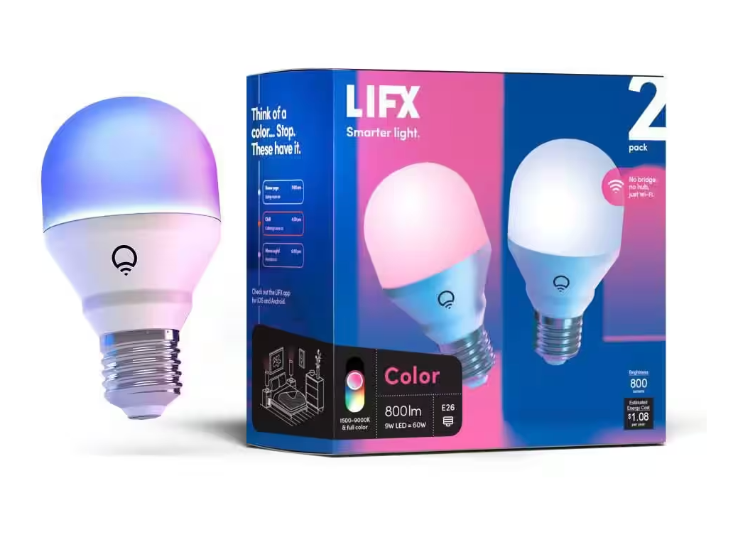 Two-Pack Phone Charger + Two LIFX Smart Bulbs + Two 5 Year Subscriptions to SleepSpace