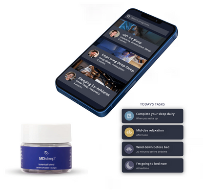 SleepSpace App and MDsleep Supplement