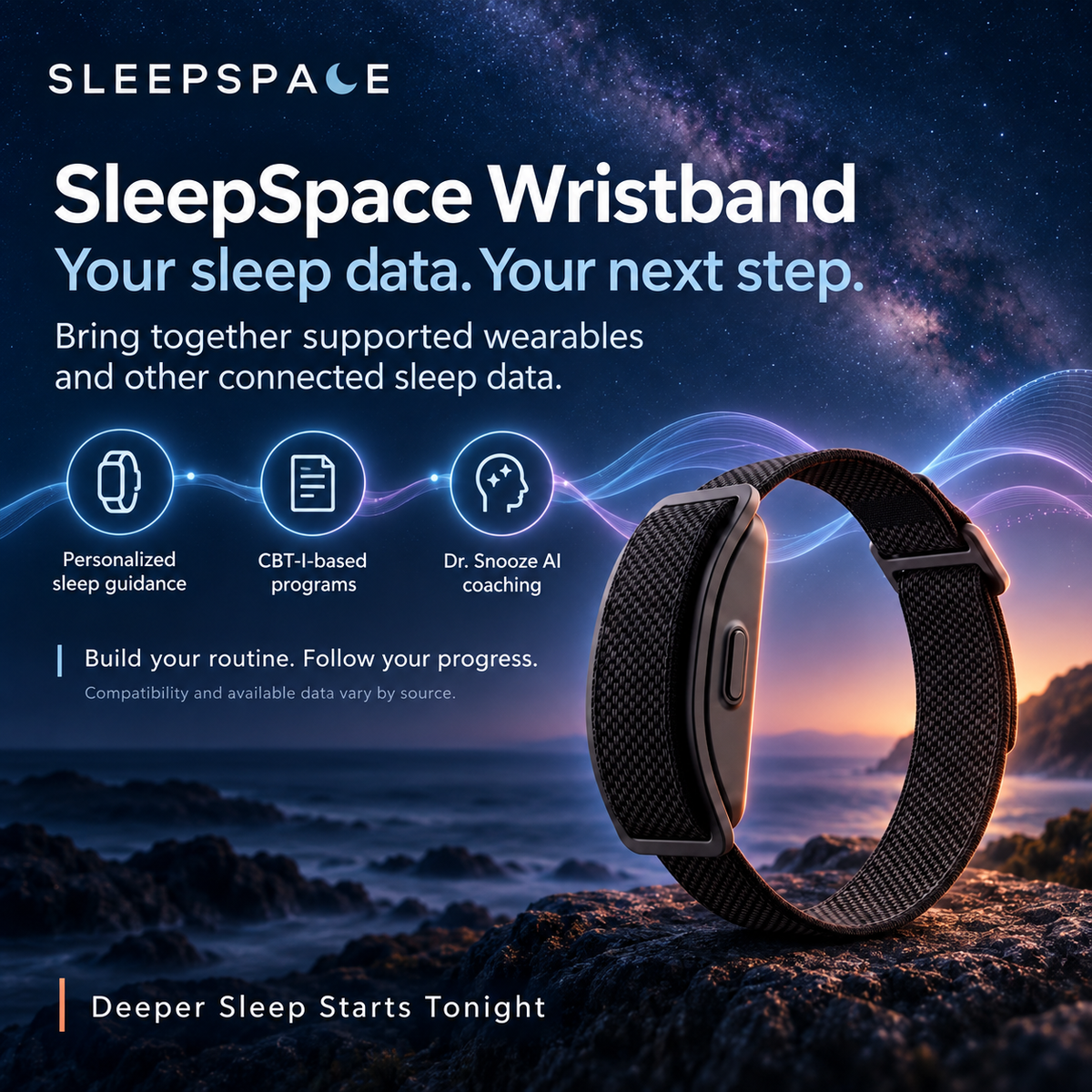 SleepSpace Wristband | Smarter Sleep, All Day